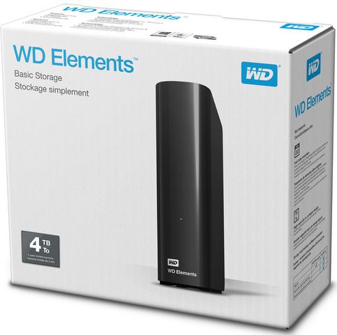 WD Elements external HDD USB3.0 4TB