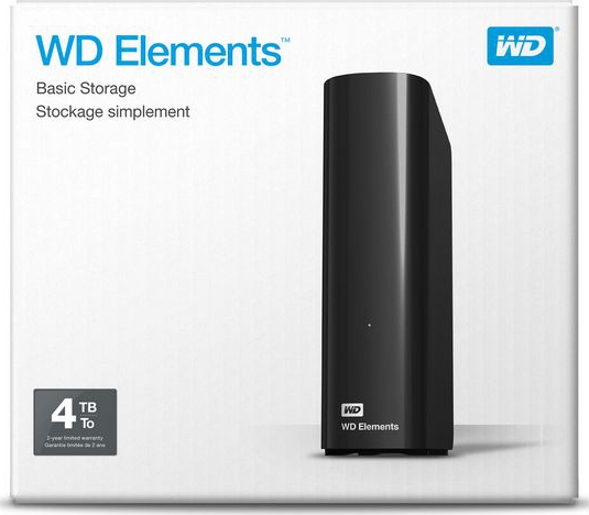 WD Elements external HDD USB3.0 4TB