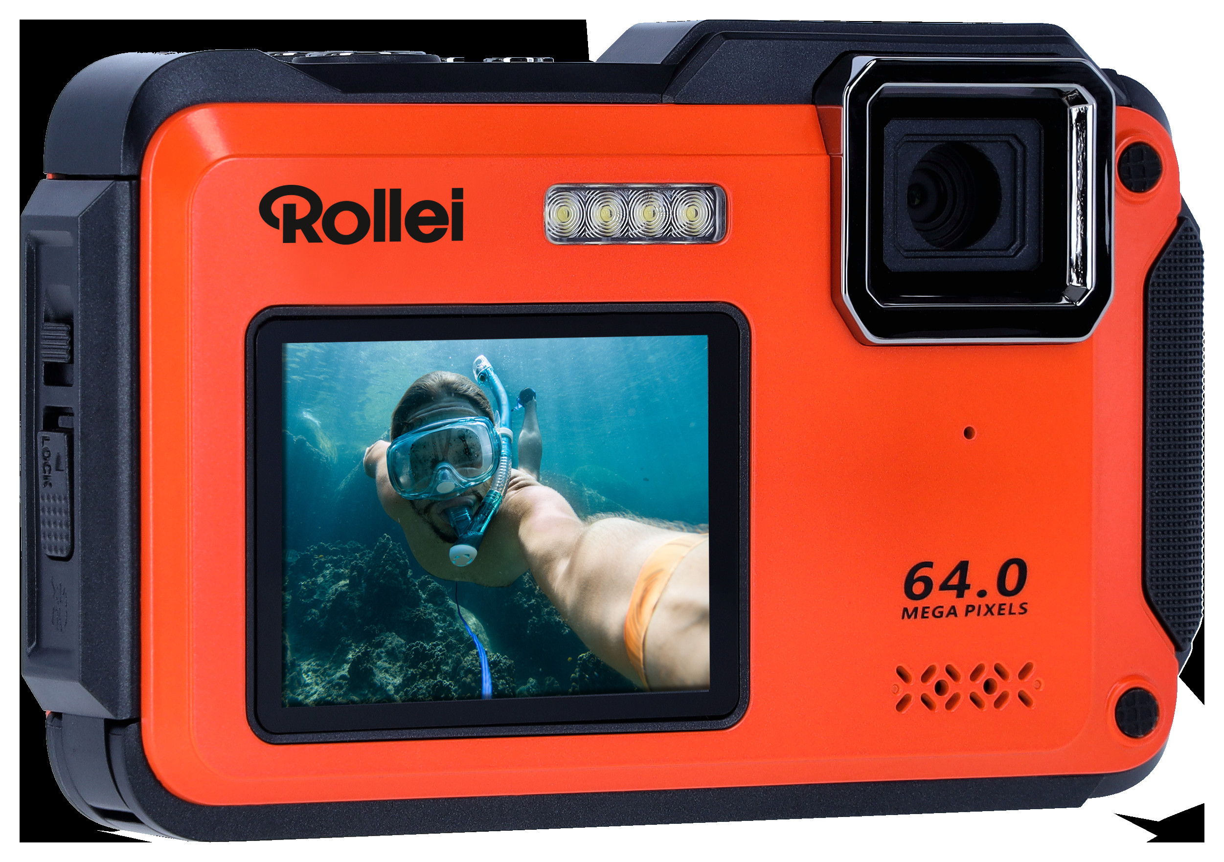 ROLLEI Sportsline 64 selfie orange