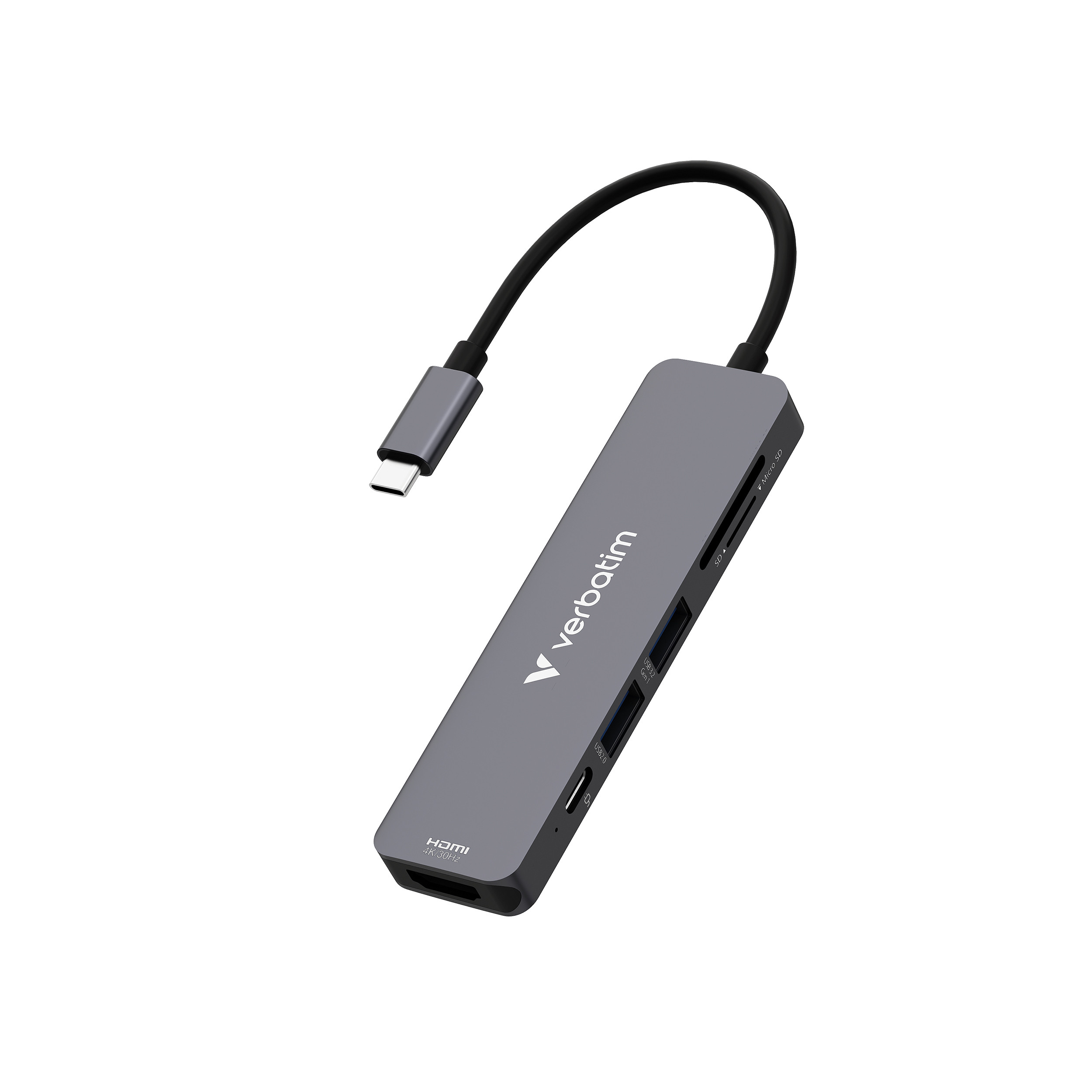 BildeUSB-C Essentials Multiport Hub 6 Port with card reader