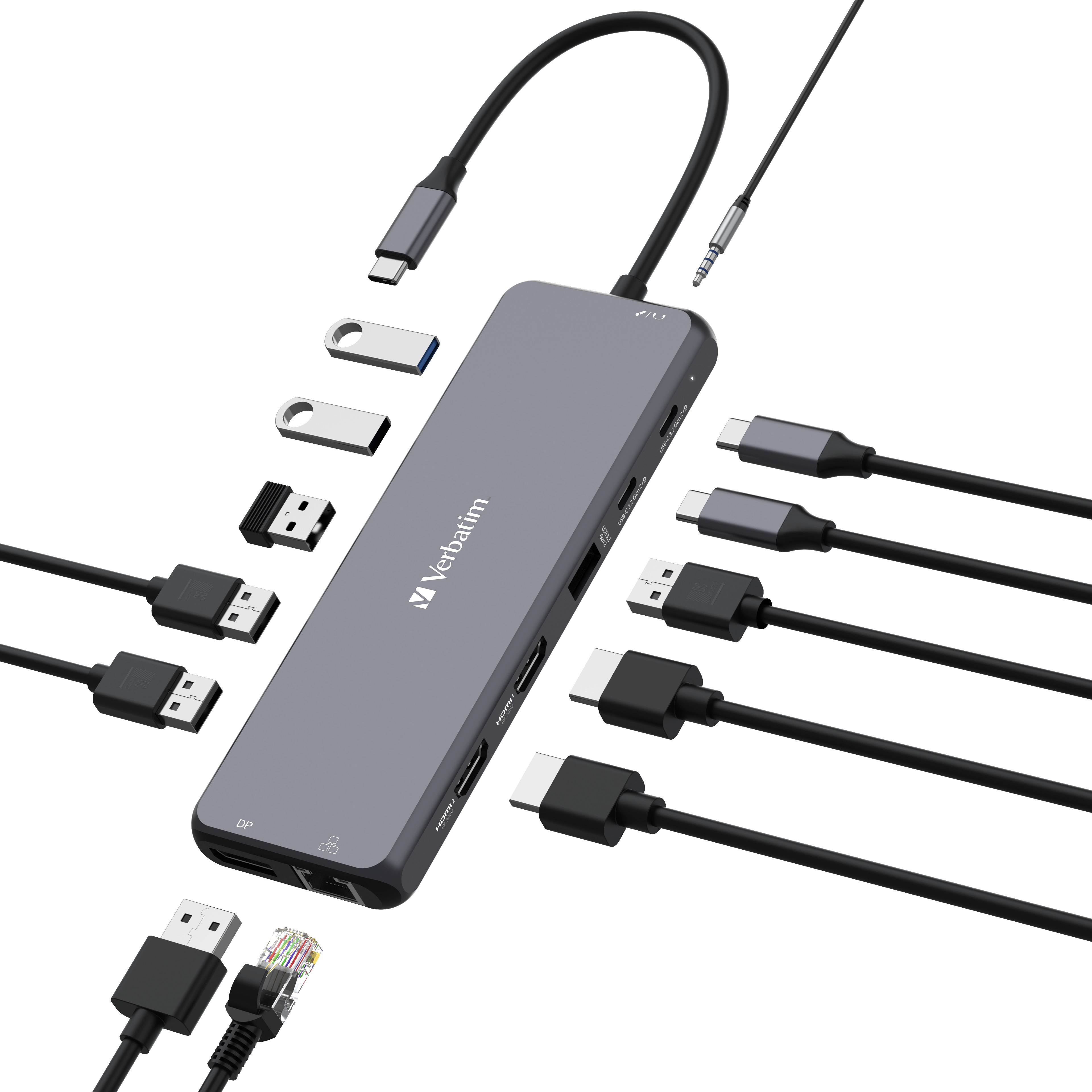 VERBATIM USB-C Pro Multiport Hub 13 Port CMH-13
