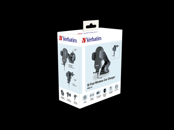 VERBATIM FWC-01 Qi Fast Wireless Car Charger