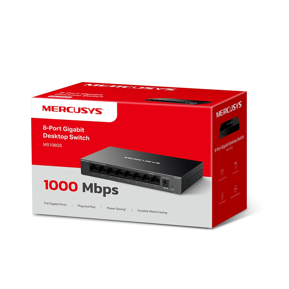 MERCUSYS 8-Port Gigabit Desktop Switch