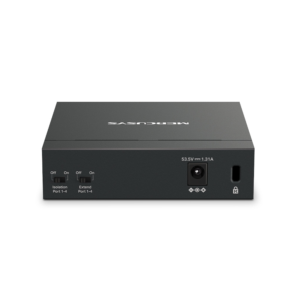 MERCUSYS 5-Port Gigabit Desktop Switch with 4-Port PoE+