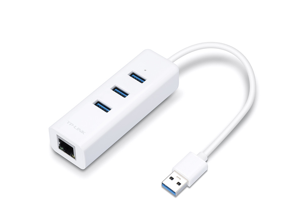TP-LINK UE330C USB-C 3-Port Hub Gigabit Ethernet Adapter