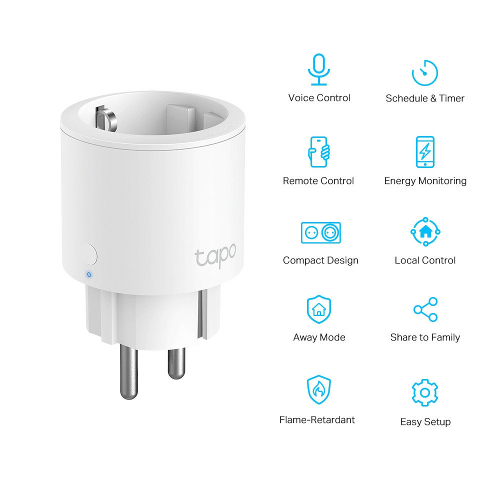 TP-LINK Tapo P115 Mini Smart Wi-Fi Plug (4-pack)