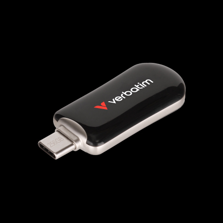 VERBATIM Plectra USB-C Flash Drive Black 256GB