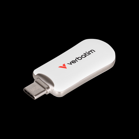 VERBATIM Plectra USB-C Flash Drive White 64GB