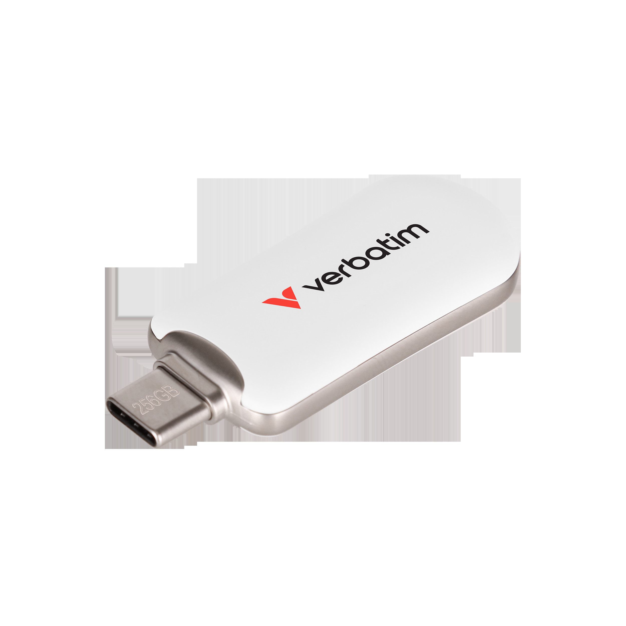 VERBATIM Plectra USB-C Flash Drive White 256GB