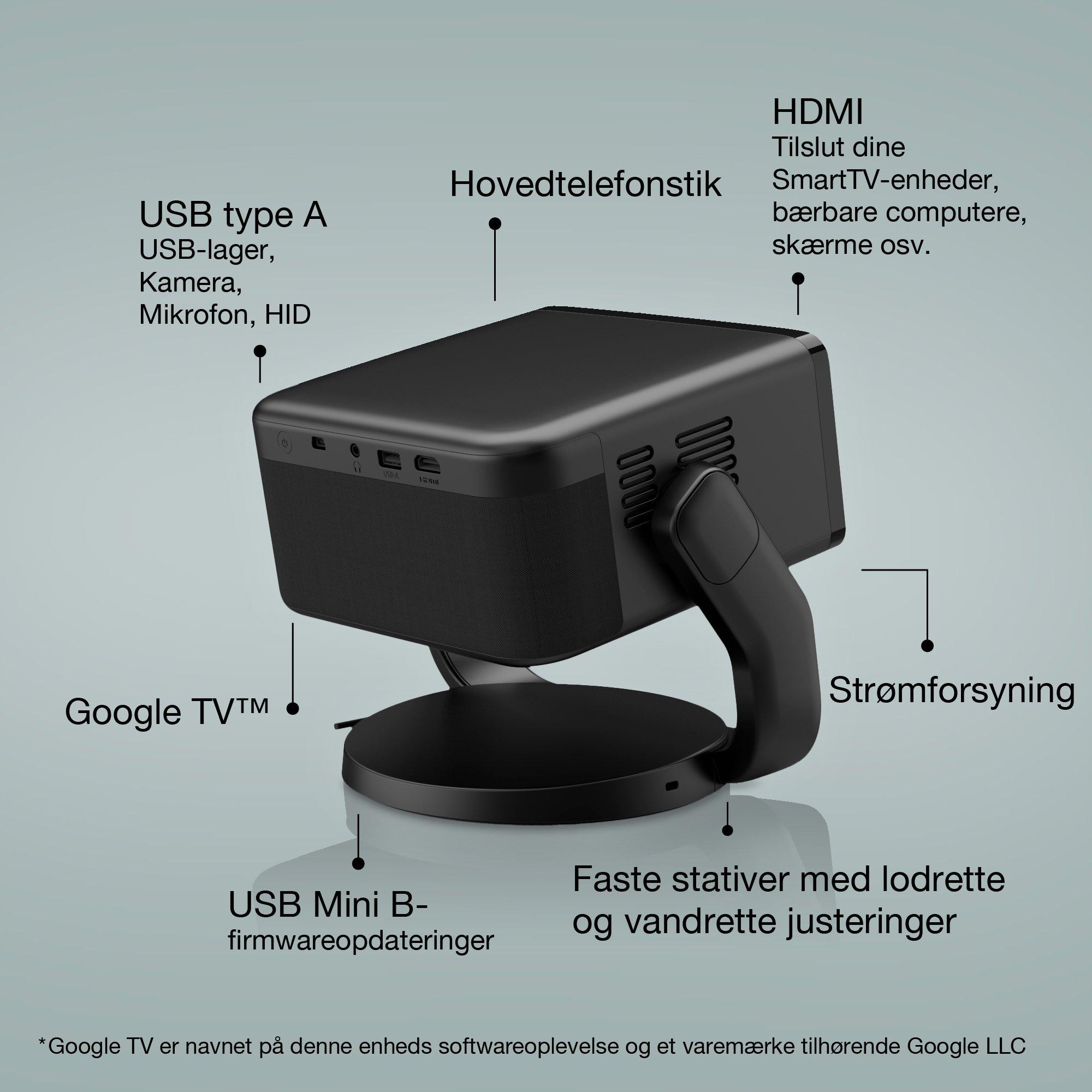 Epson EF-22B Smart mini laser projection TV