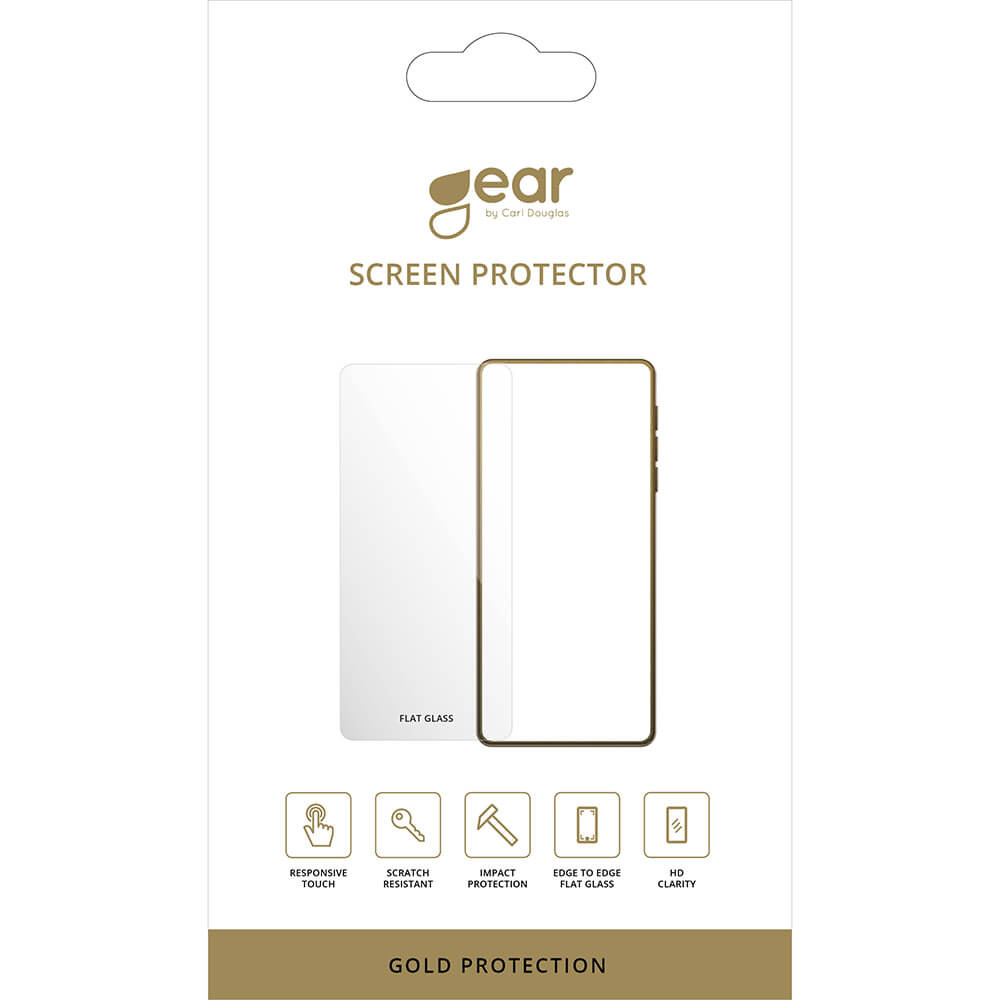GEAR Glass Prot. Flat Case Friendly 2.5D GOLD SAMSUNG GALAXY S22+ 5G/S23 + 5G