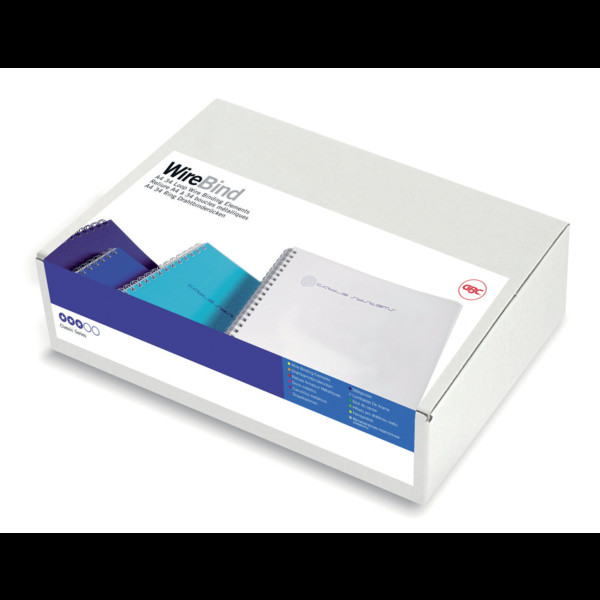 GBC Binding wire 3:1 NO9 14mm A4 silver (100)