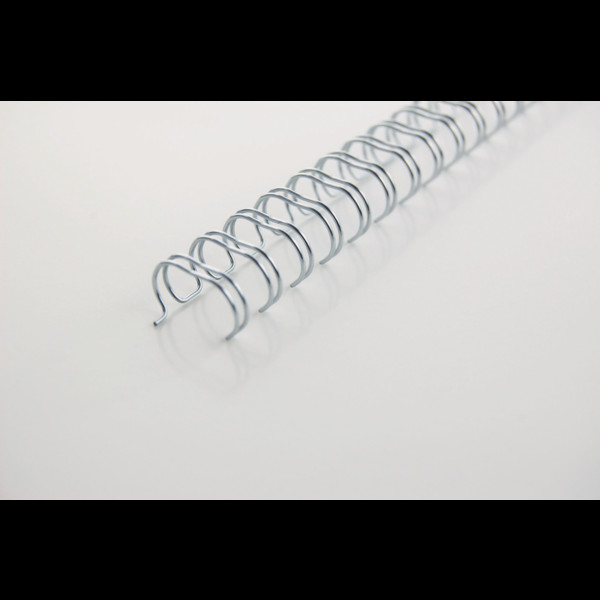 GBC Binding wire 3:1 NO9 14mm A4 silver (100)