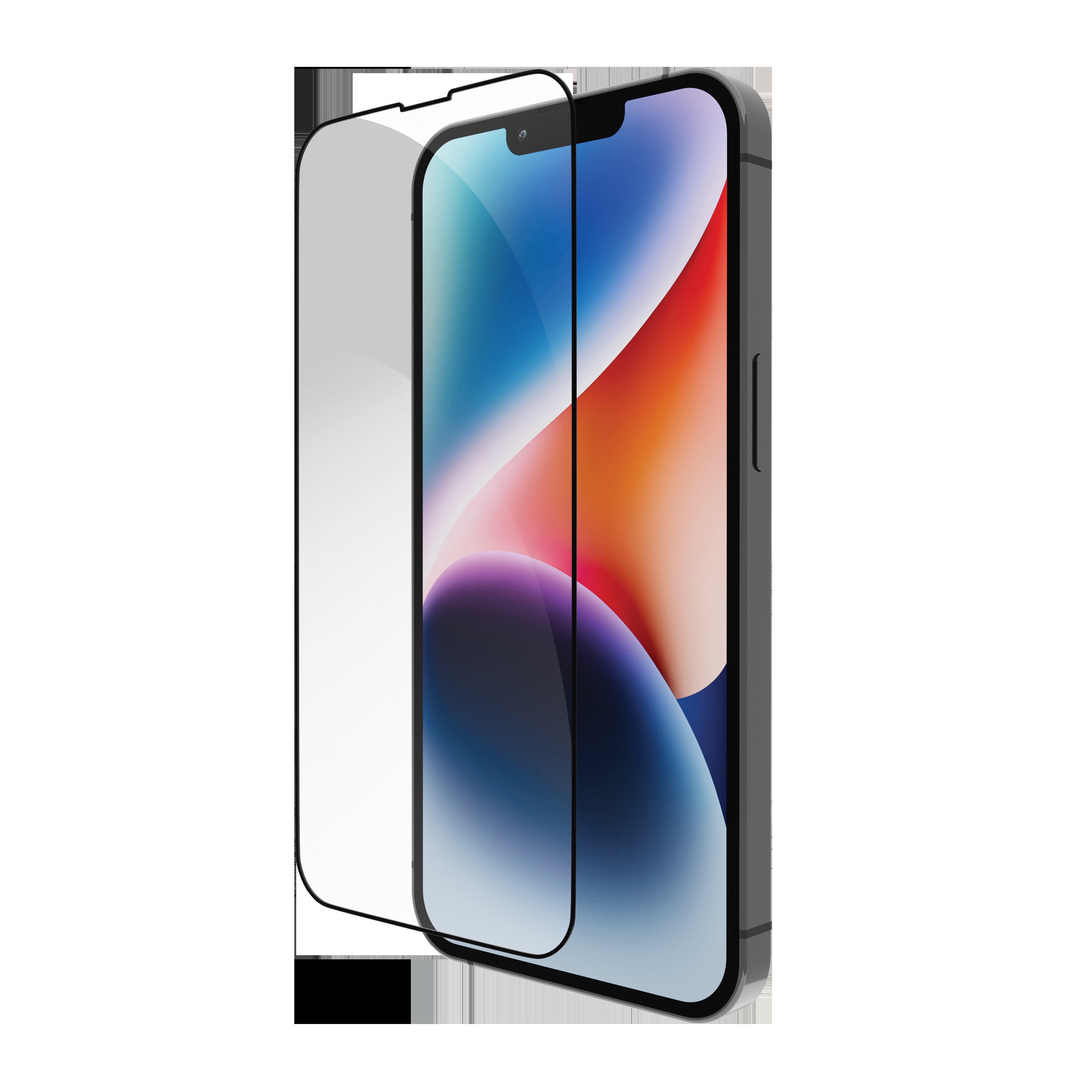 eco-shield - iPhone 13/13Pro/14, Black edge