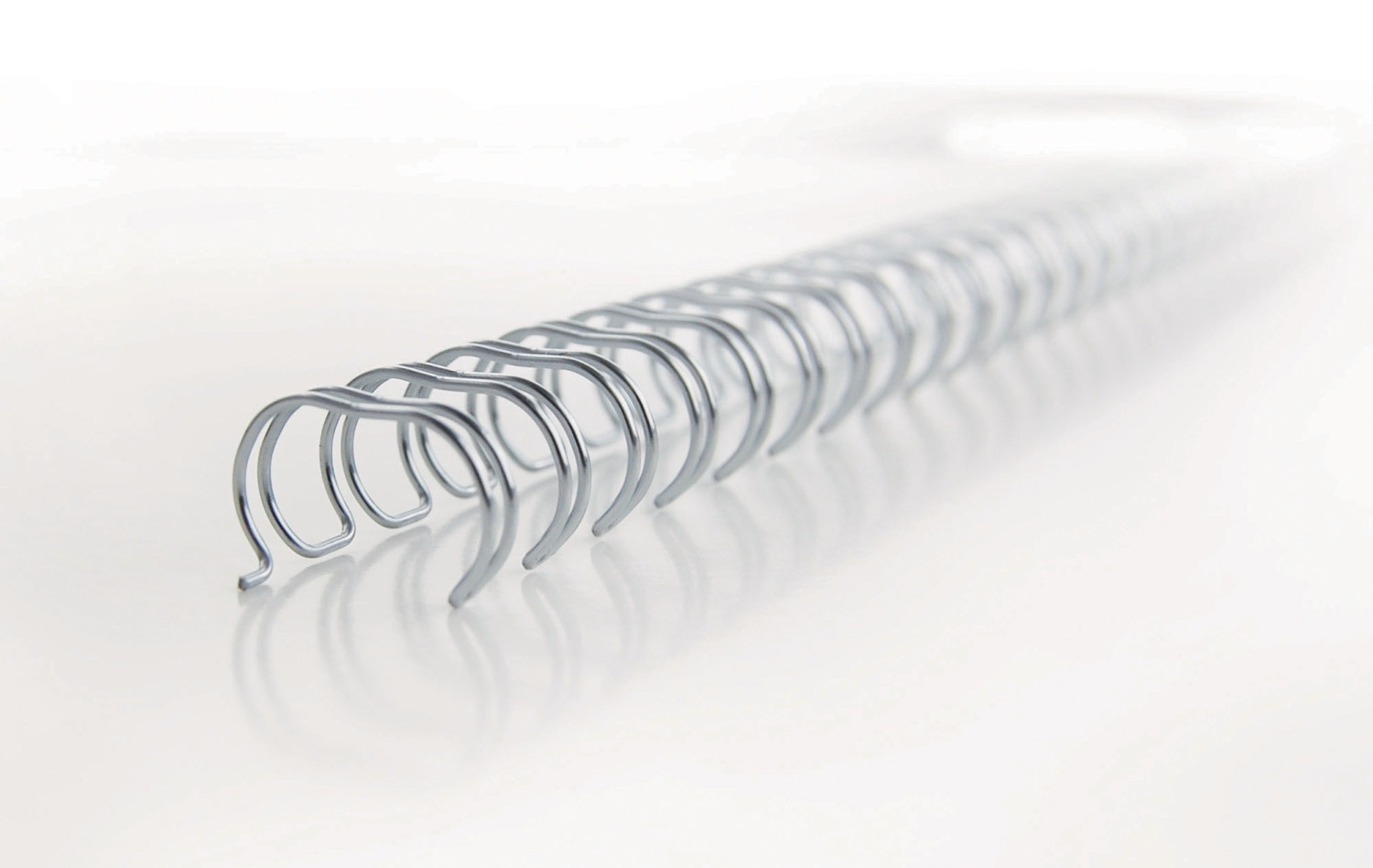 Metallspiral GBC 8mm 34r 3:1 Hvit (100 stk)