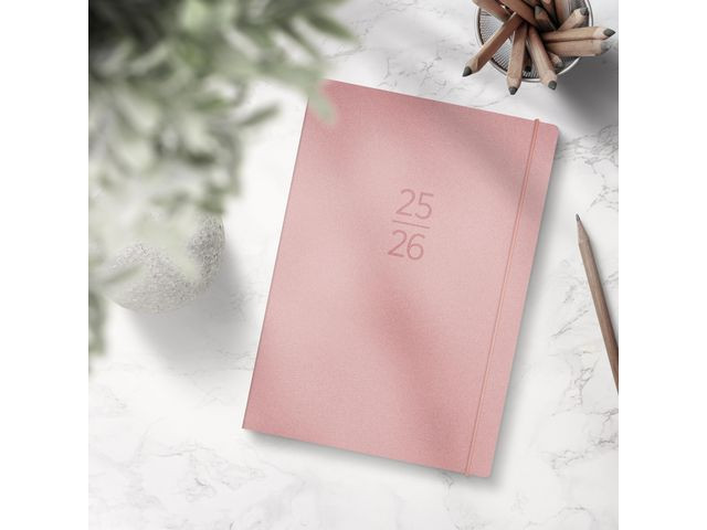 BildeStudentkalender Grieg A5 Myk 25/26 Rosa