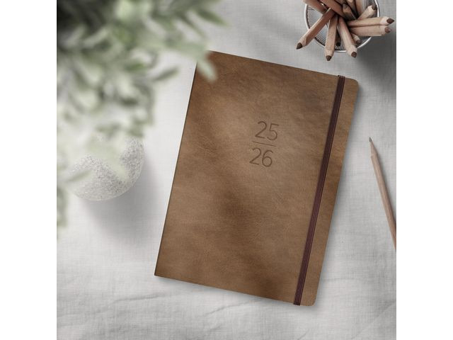 BildeStudentkalender Grieg A5 25/26 Cognac