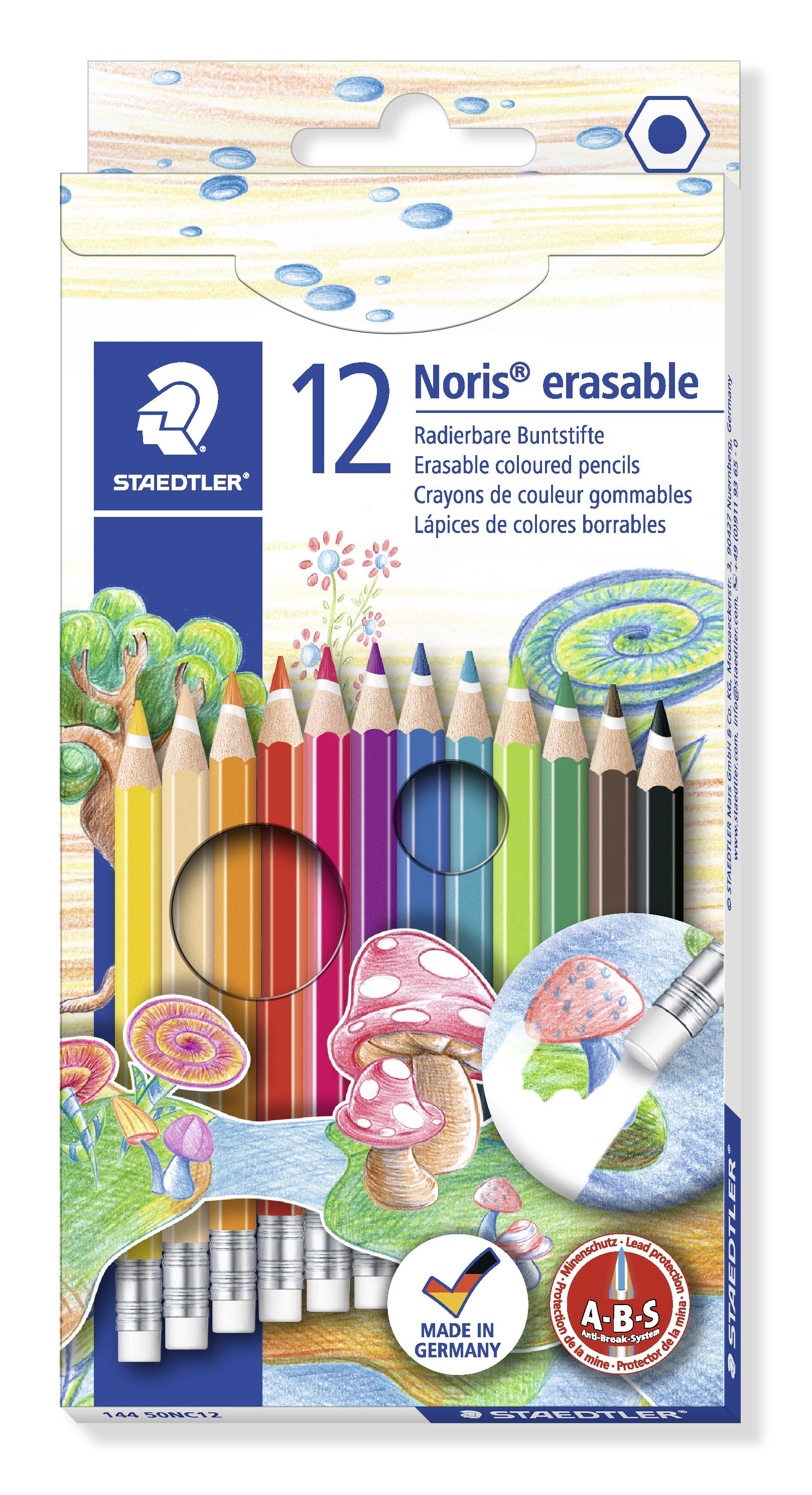BildeFargeblyant Staedtler Noris "Erase" (12 stk)
