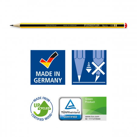STAEDTLER Blyant Noris HB Upcycled Wood Studiesett (6)