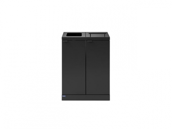 Avfallsbeholder Bica 886 2X45L Antrasitt