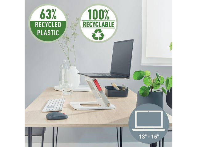 Laptopholder Leitz Ergo Multivinkel Hvit