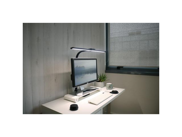 BildeLampe Unilux Led Strata M/Fot Sort