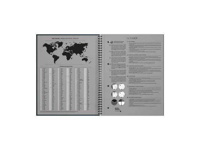 BildeNotatbok Oxford Int. A4+ Linjer Blå (5 stk)
