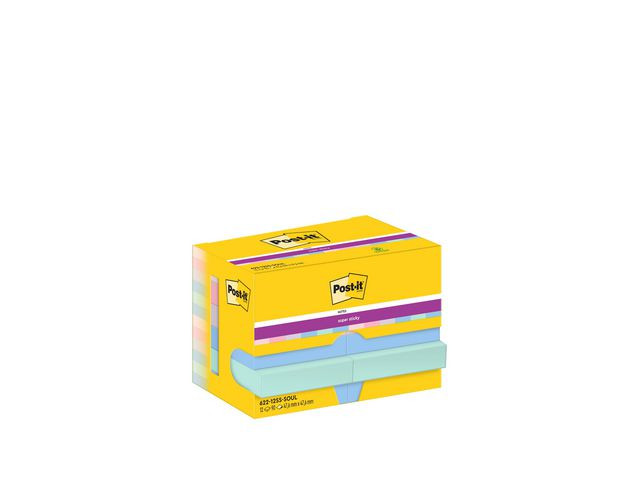 BildeNotatblokk Post-It Ssn 48X48 Soulful (12 stk)