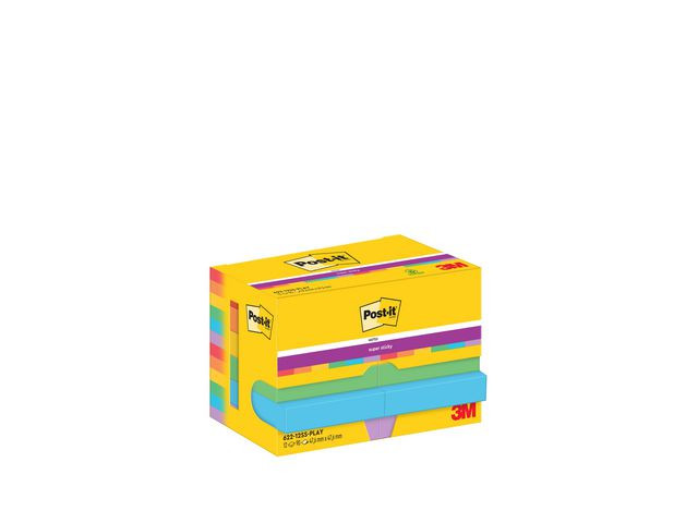 BildeNotatblokk Post-It Ssn 48X48 Playful (12 stk)