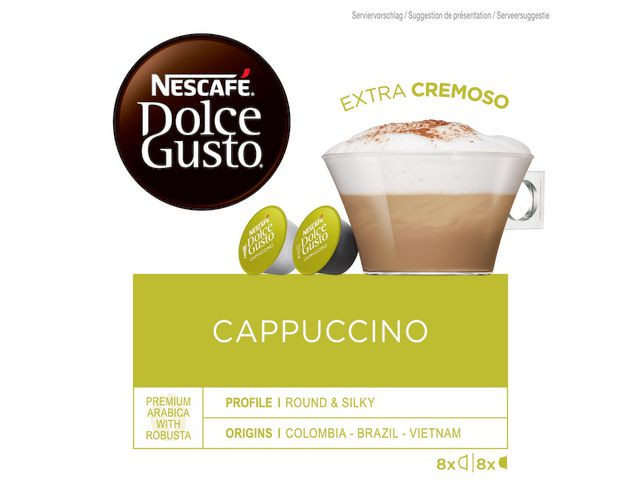BildeKaffekapsel Dolce Gusto Cappuccino (16 stk)