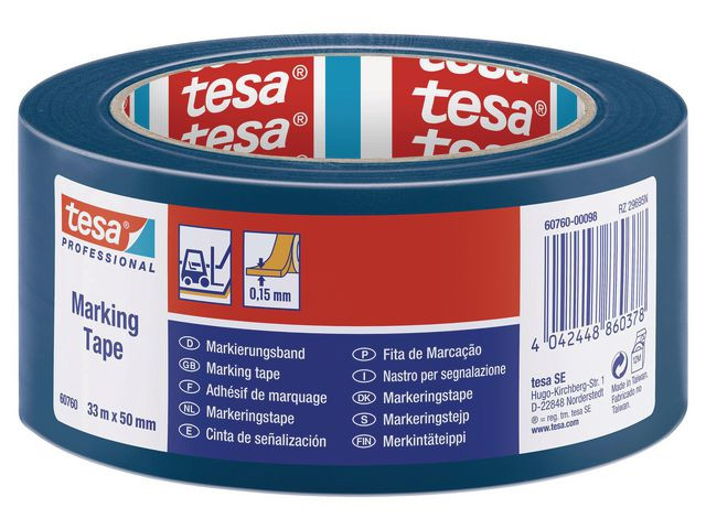 BildeTape Tesa Pvc Gulv/Varsel Blå