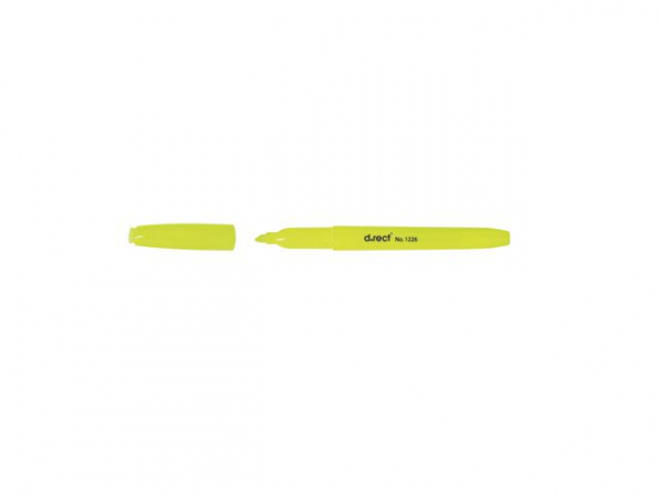 Tekstmarker D.rect 1226 Gul (12 stk)