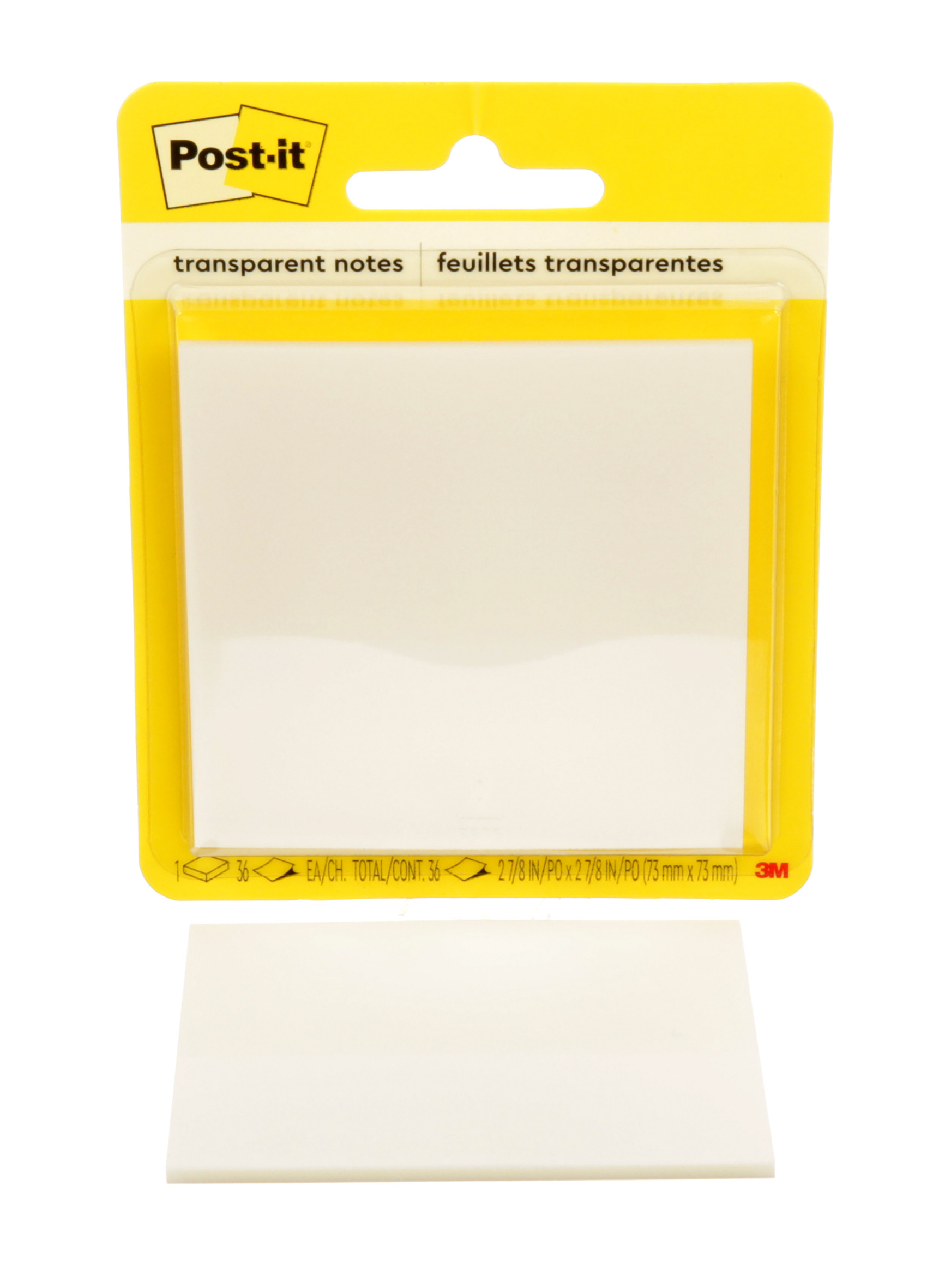 BildePost-it Notes transparent 73x73 36sh retail