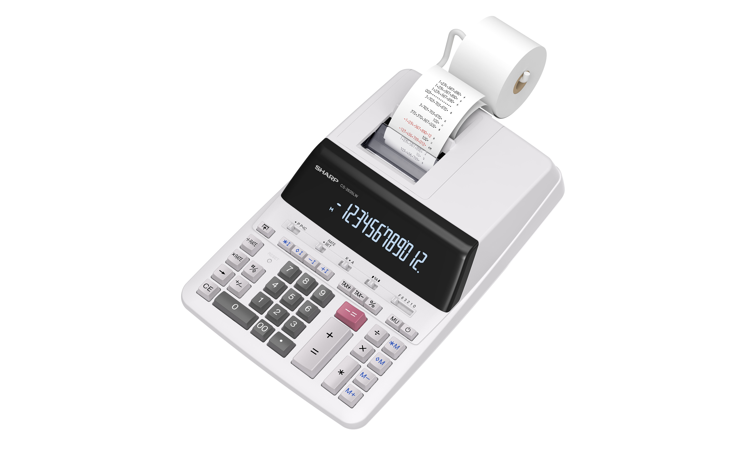 SHARP Utskriftskalkulator SH-CS2635LW