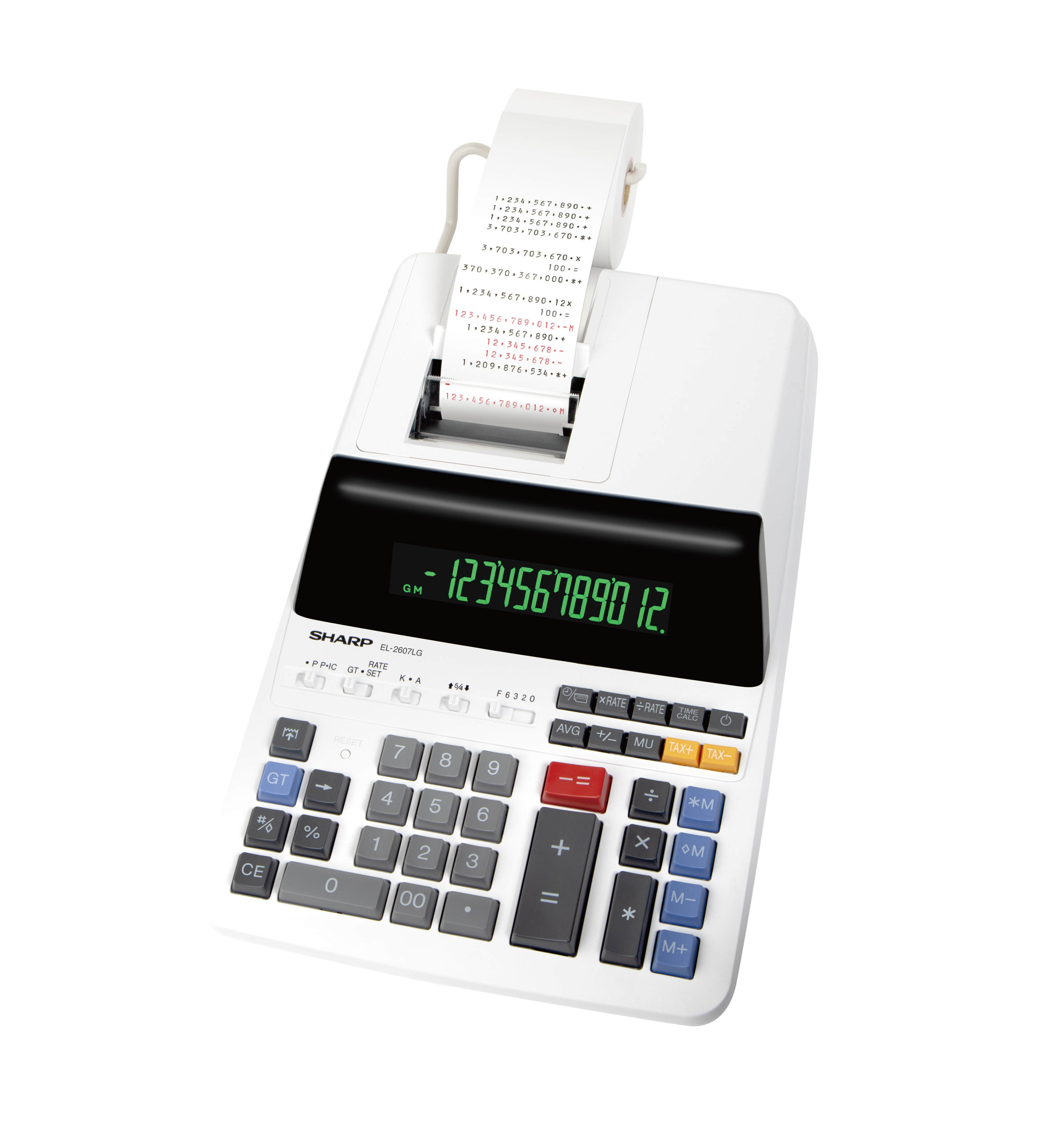 SHARP Utskriftskalkulator SH-EL2607LG