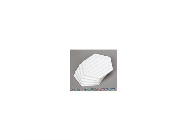 Perleplate Sekskantet 9Cm (5 stk)