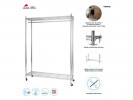 Kleshengerstativ Alba 168X90X35Cm Metall