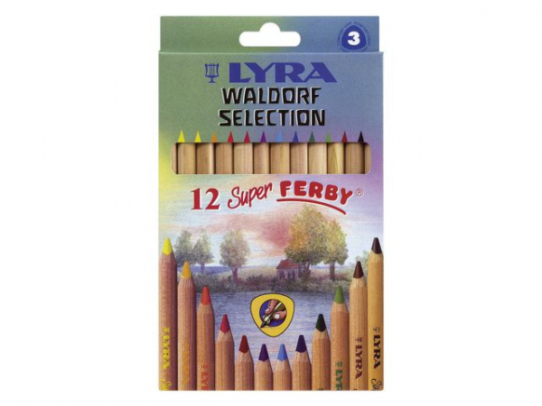 Fargeblyant Lyra Waldorf (12 stk)