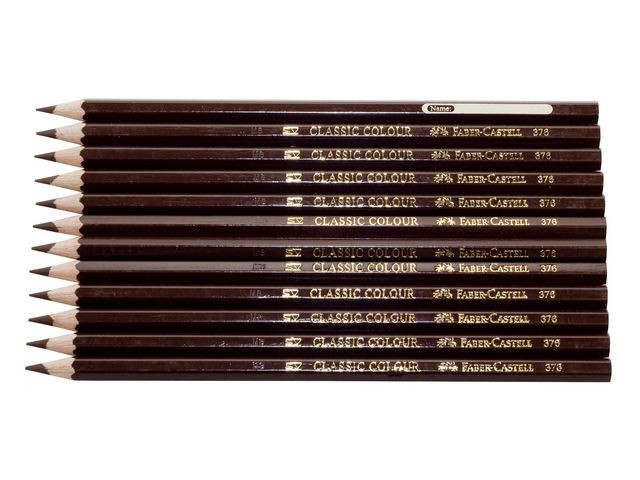 BildeFargeblyant Faber-Castell Std. Brun (12 stk)