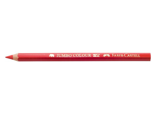 BildeFargeblyant Faber-Castell Rød (12 stk)