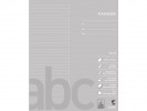 Arbeidsbok Bantex 17X21 80G 5,5:7:5,5 (1...