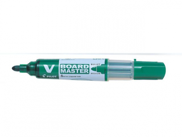 Whiteboardpenn Pilot V-Board M Skrå Grøn