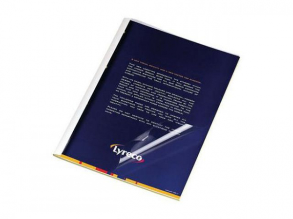 Omslag Liminnbinding Pavo 3Mm Hvit (100 stk)