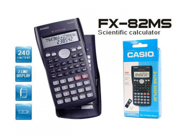 Kalkulator Casio Fx-82Ms 2.Ed Viten/Tek
