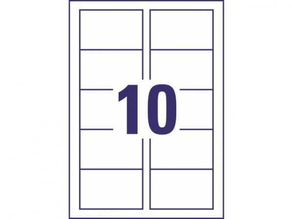 Visittkort Avery Ilc 85X54Mm 200G (250 stk)