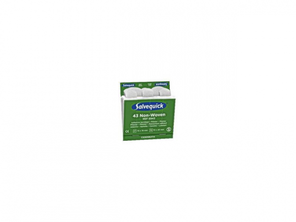 Plaster Salvequick Sensitive Refill (43 stk/pk, 6 pakker)