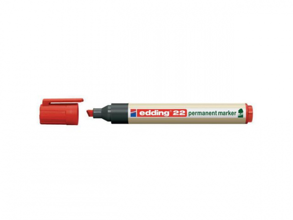 Merkepenn Edding 22 Ecoline Ass (4 stk)