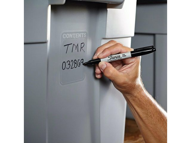 BildeMerkepenn Sharpie F Sort (12 stk)