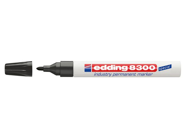 BildeMerkepenn Edding 8300 Sort (10 stk)