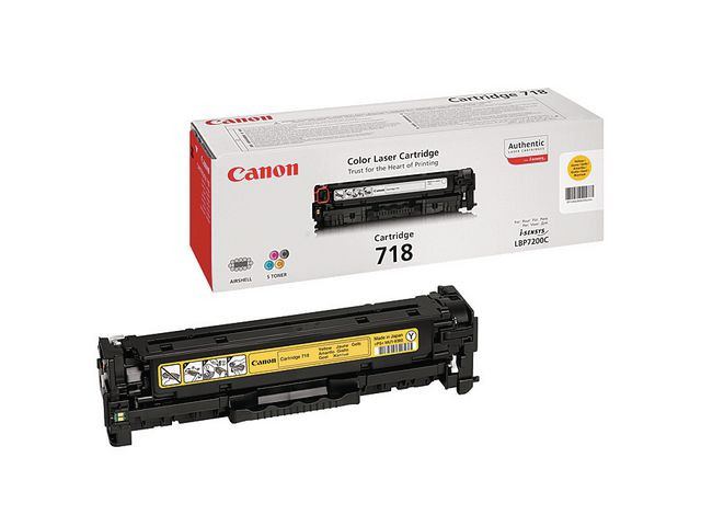 BildeCANON Toner 2659B002 718 Yellow